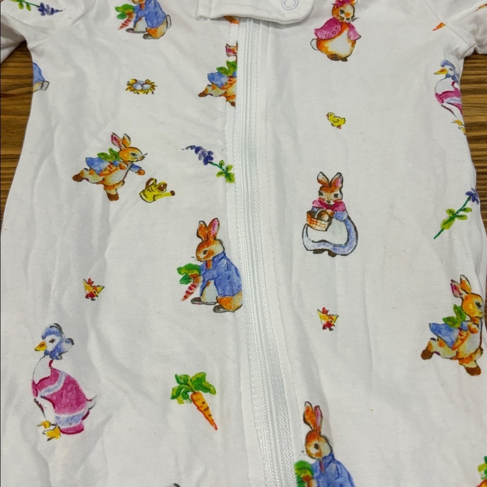 Classic Whimsy Size 3T Peter Rabbit Zip-Up Onesie - Picture 4 of 4